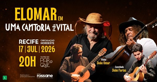 Imagem do evento Uma Cantoria para Vital - A Celebração da Obra de Vital Farias | Recife-PE | Circulação Nordeste