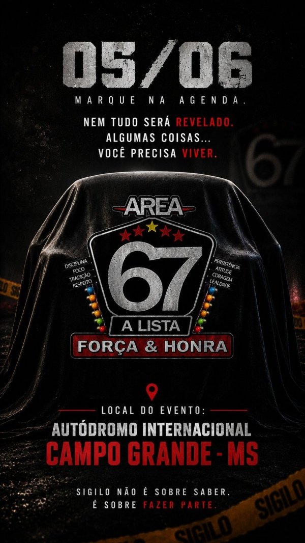 Imagem do evento Área 67 a lista
