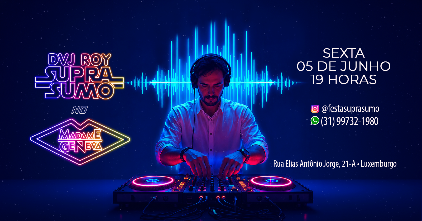 DVJ ROY no MADAME GENEVA ::: discotecagem com videoclipes - Belo Horizonte, MG