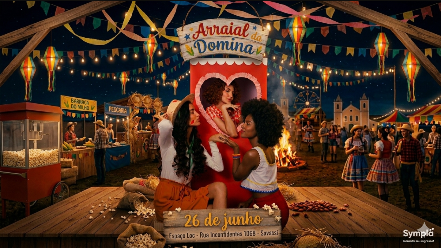 Arraial da Domina - 26/06 (sexta) - Belo Horizonte, MG