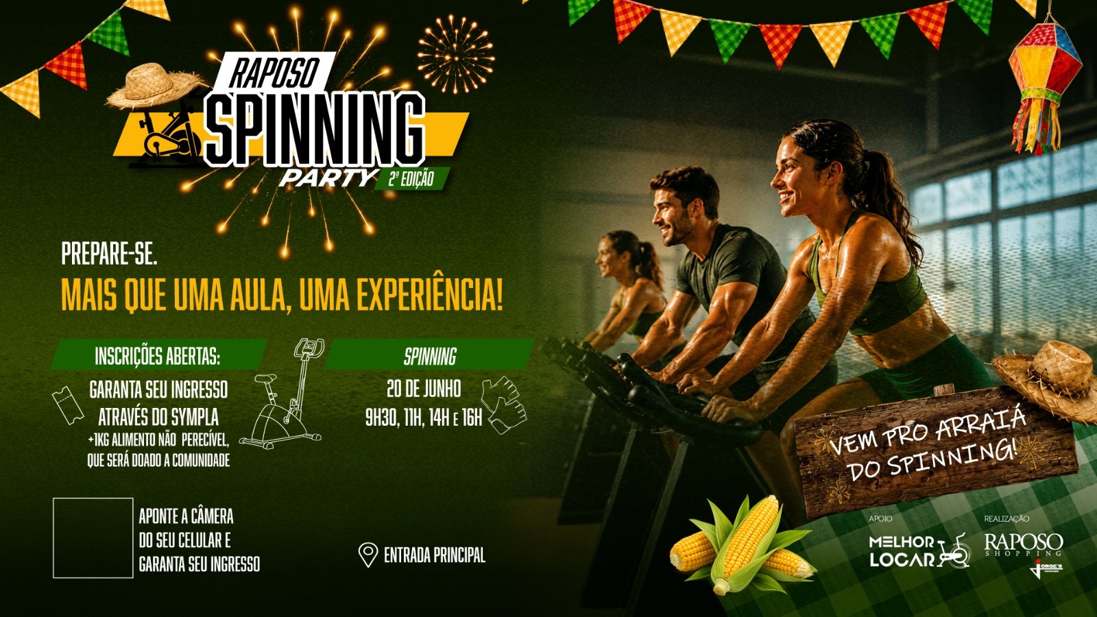 Raposo Spinning Party Junino - 2ª Edição - São Paulo, SP