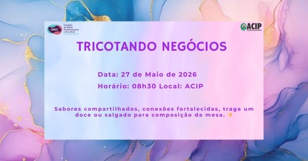 Imagem do evento TRICOTANDO NEGÓCIOS - 7ª edição