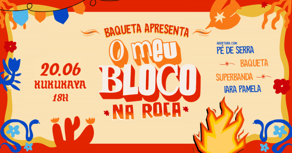 Imagem do evento O MEU BLOCO NA ROÇA - 20/06
