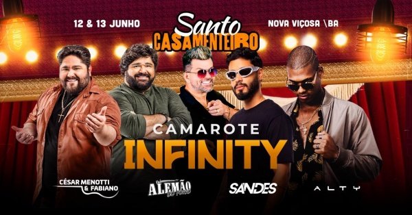 Imagem do evento CAMAROTE INFINITY - SANTO ANTONIO CASAMENTEIRO