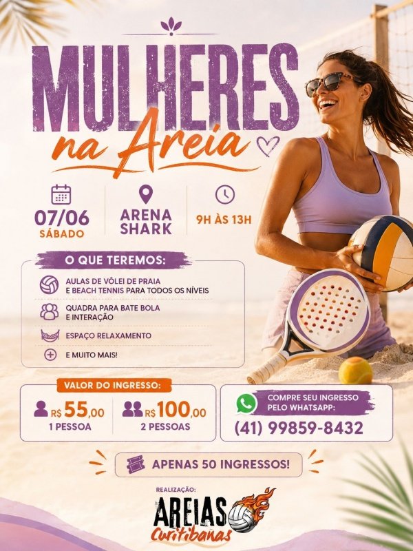 Imagem do evento Mulheres na Areia