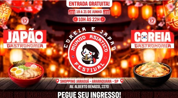 Imagem do evento Festival Mundo Asiático - Araraquara - SP