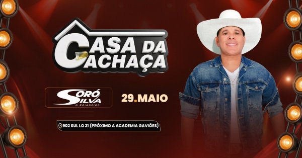 Imagem do evento Soró Silva na Casa da Cachaça 29/05