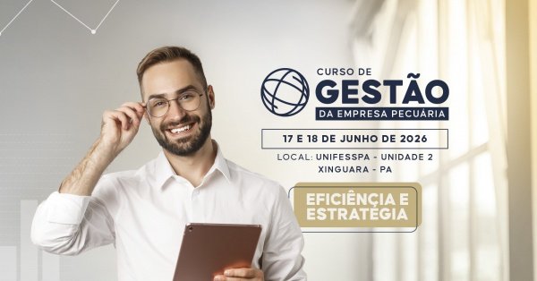 Imagem do evento Curso Gestão da Empresa Pecuária - Xinguara - PA