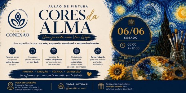 Imagem do evento AULÃO DE PINTURA CORES DA ALMA