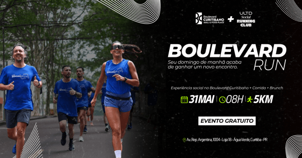 Imagem do evento BOULEVARD RUN 1ª EDIÇÃO COLAB SOCIAL RUNNING CLUB ULTD
