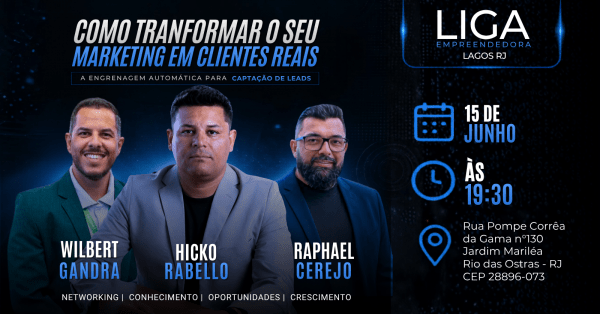 Imagem do evento Encontro de Empreendedores e Comerciantes RJ Lagos| LIGA Empreendedora (Marketing)