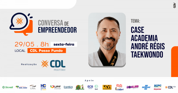 Imagem do evento Conversa de Empreendedor | Case Academia André Régis Taekwondo