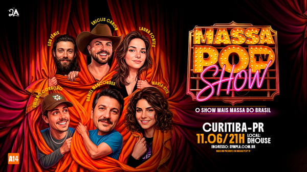 Imagem do evento MASSA POP SHOW "O SHOW MAIS MASSA DO BRASIL"