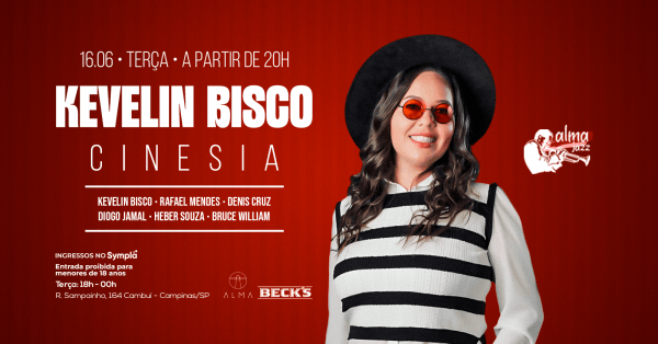 Imagem do evento KEVELIN BISCO NO ALMA CAMPINAS | 16.06