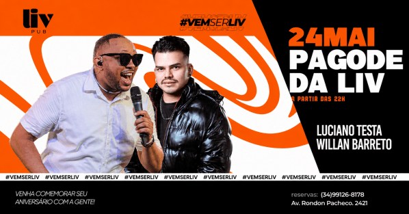 Imagem do evento Domingo na Liv