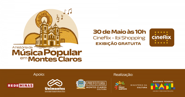 Imagem do evento Documentário" A história da música Popular em Montes Claros" - Lançamento