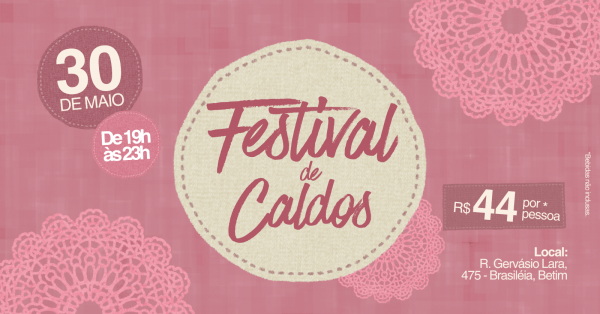 Imagem do evento Festival de Caldos da Vovó Iza