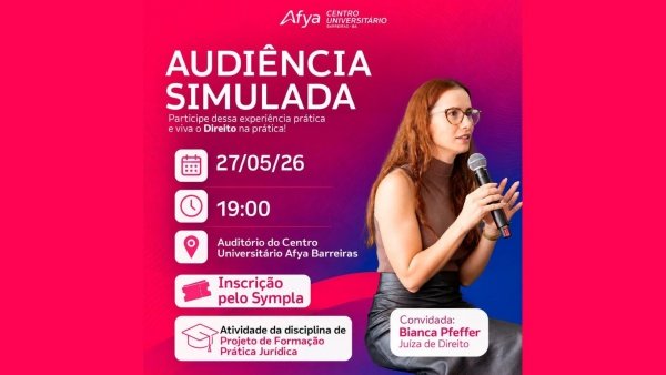 Imagem do evento AUDIÊNCIA SIMULADA - CÍVEL