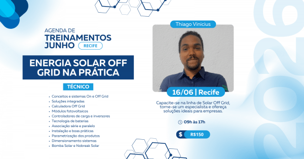 Imagem do evento Energia Solar Off Grid na Prática
