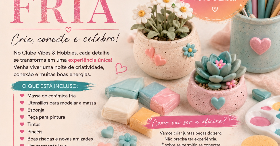 Imagem do evento Oficina de Cerâmica Fria - Clube Vibes e Hobbies