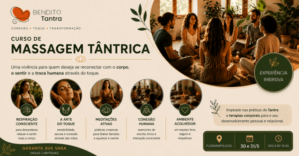 Imagem do evento CURSO DE MASSAGEM TÂNTRICA