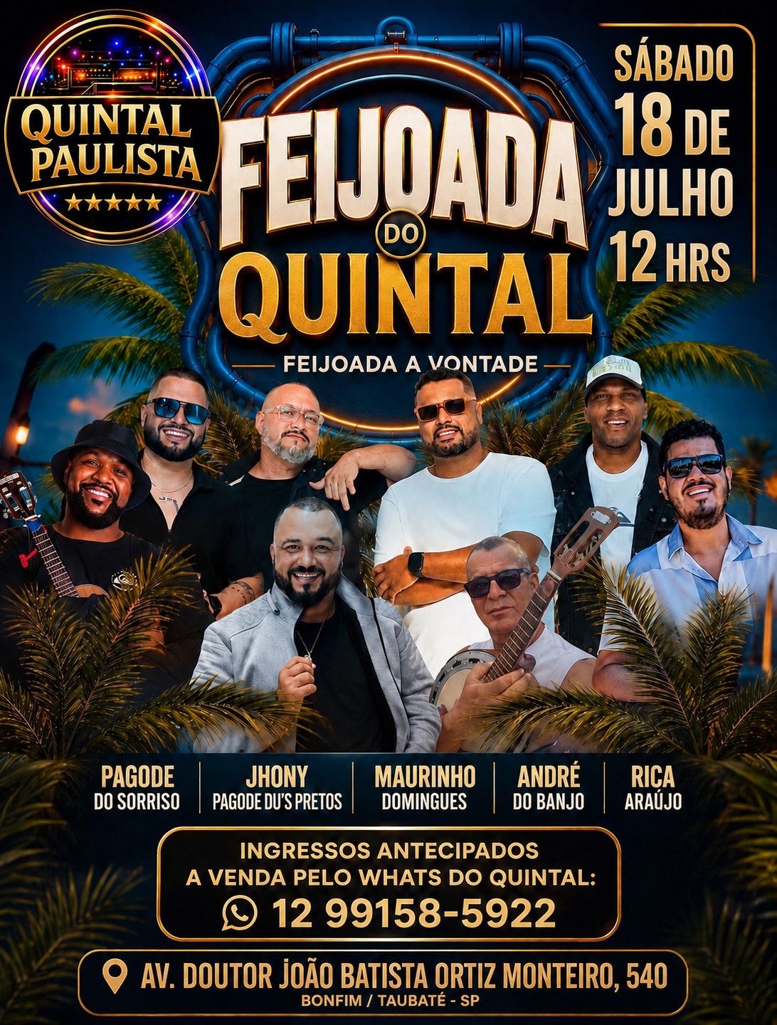 FEIJOADA DO QUINTAL PAULISTA - Taubaté, SP