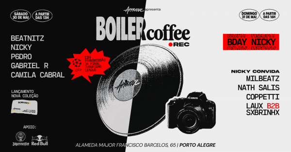 Imagem do evento APPROVE BOILER COFFEE - 30 e 31 de MAIO