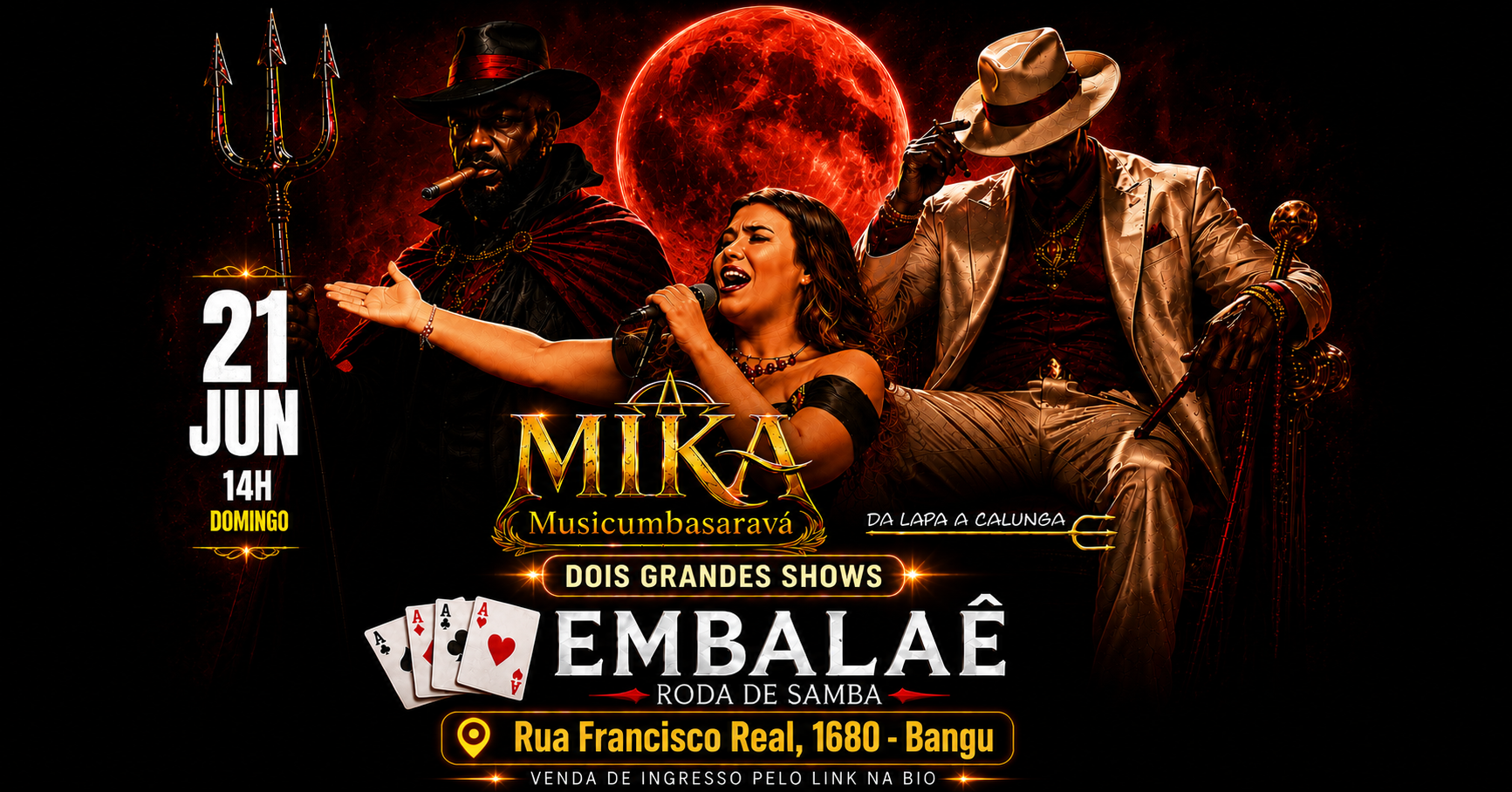 Roda de Samba Embalaê com Mika - Rio de Janeiro, RJ