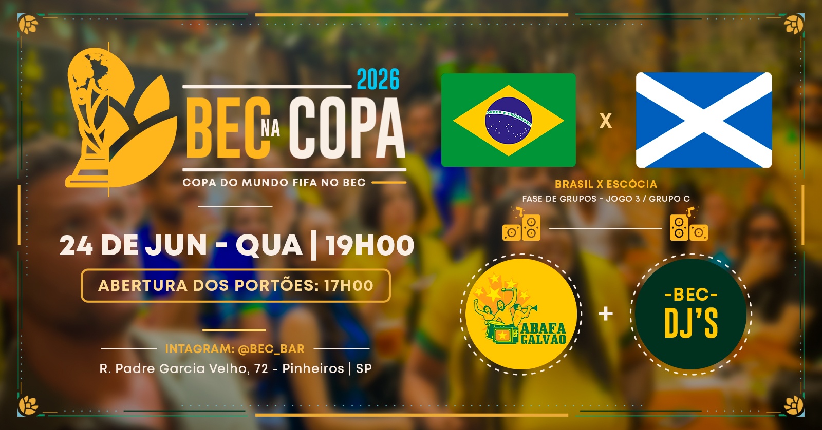 Brasil x Escócia no BEC - São Paulo, SP
