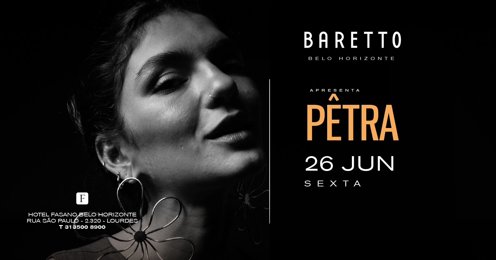 Baretto Recebe Pêtra em Belo Horizonte