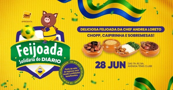 Imagem do evento FEIJOADA SOLIDÁRIA DO DIÁRIO 2026