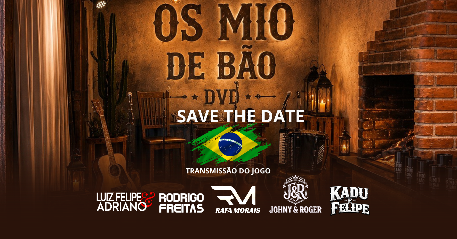 GRAVAÇÃO DVD - '' OS MIÓ DE BÃO '' - Sorocaba, SP