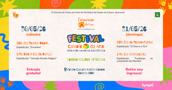 Imagem do evento Apresentações Festival Caixote da Arte - Caravana da Cena: Infancializando Todos os Cantos