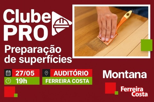Imagem do evento Treinamento Montana: Preparação de superfície
