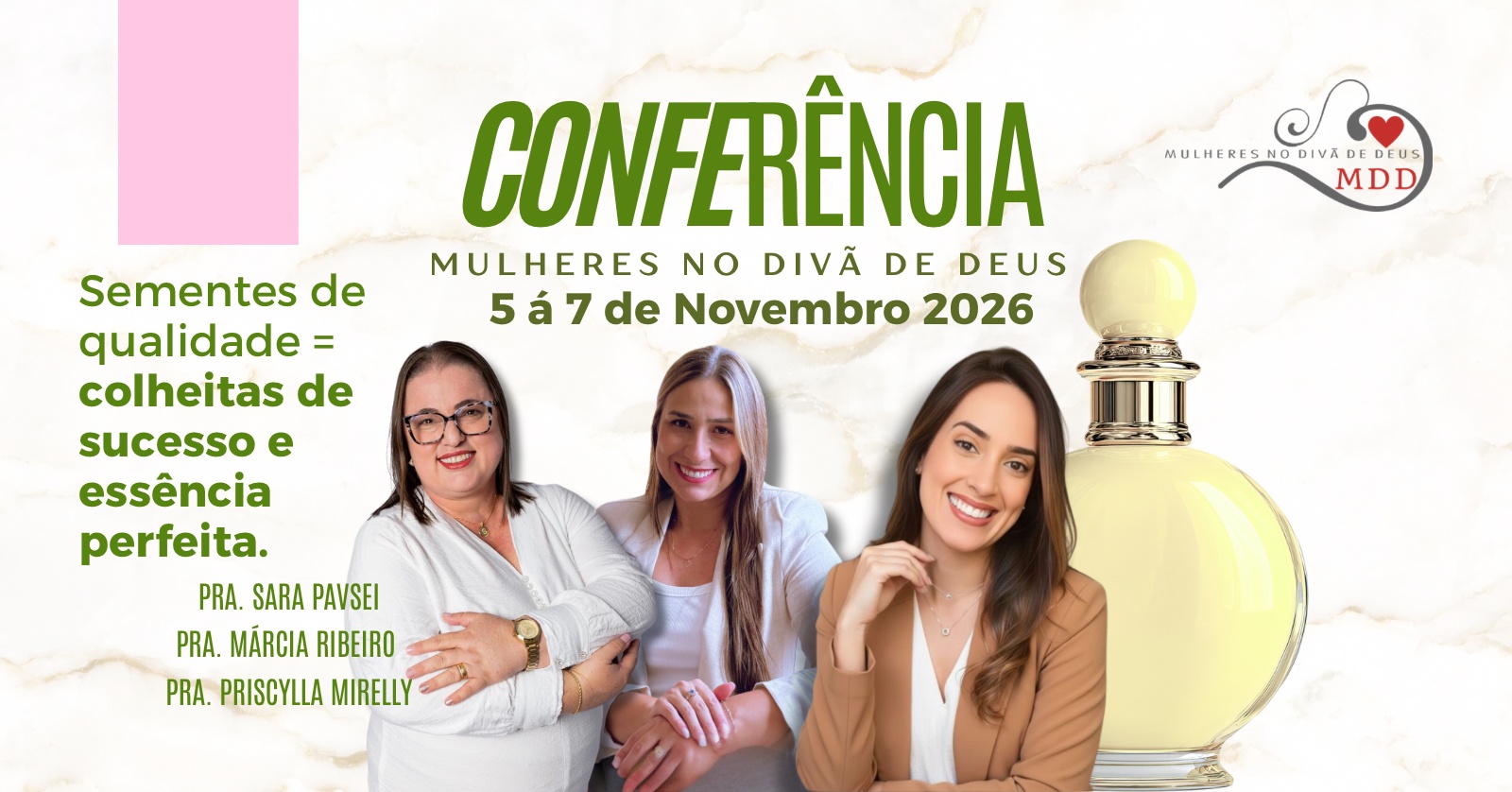 Conferência Mulheres no divã de Deus 2026