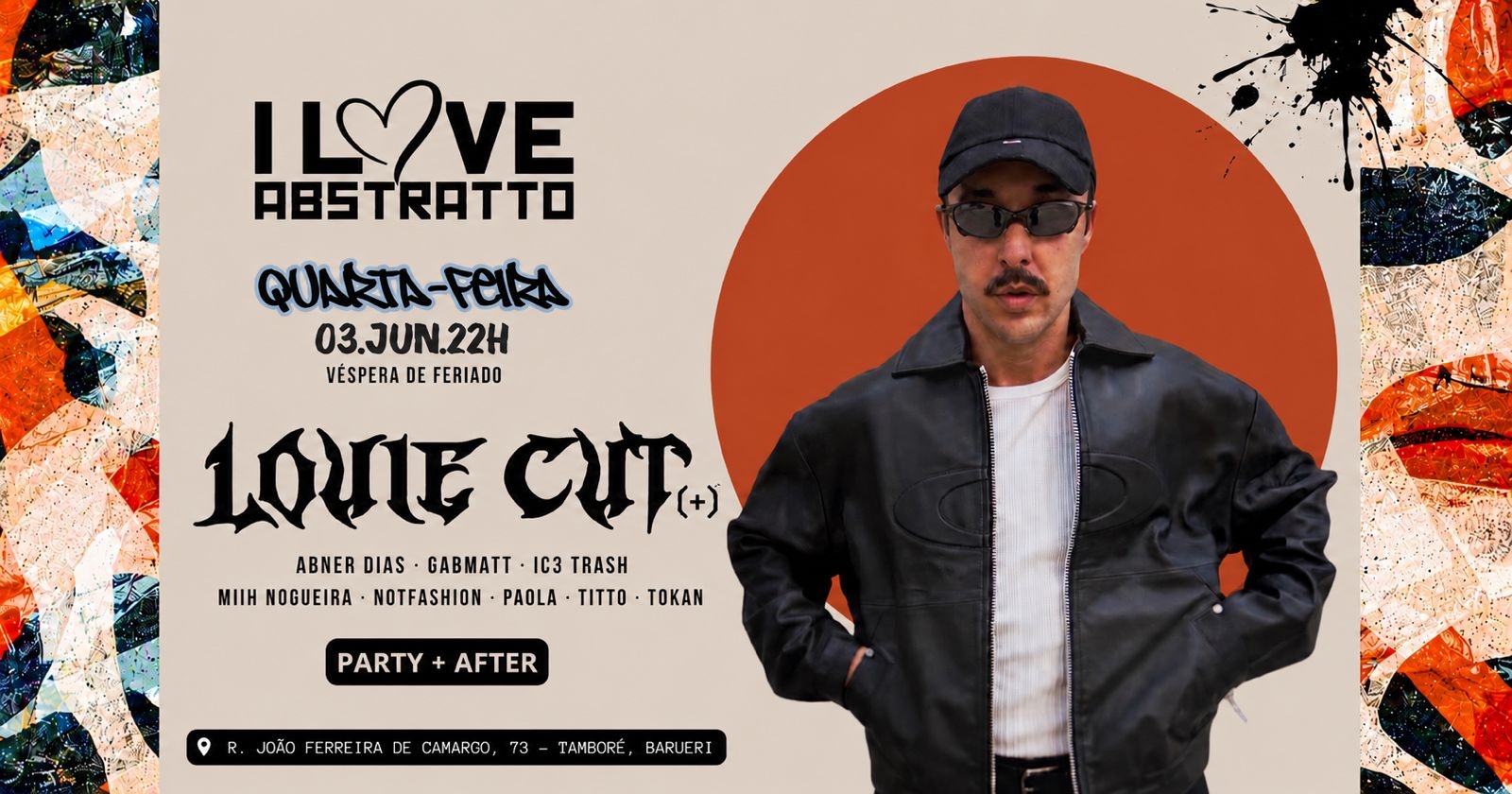 I LOVE ABSTRATTO SPECIAL LOUIE CUT - Barueri, SP