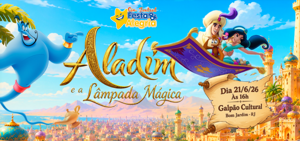 Imagem do evento Aladdin e a Lâmpada Mágica