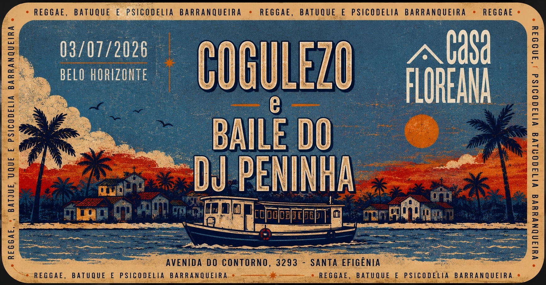 NOITE BARRANKEIRA EM BH COM COGULEZO E DJ PENINHA - Belo Horizonte, MG