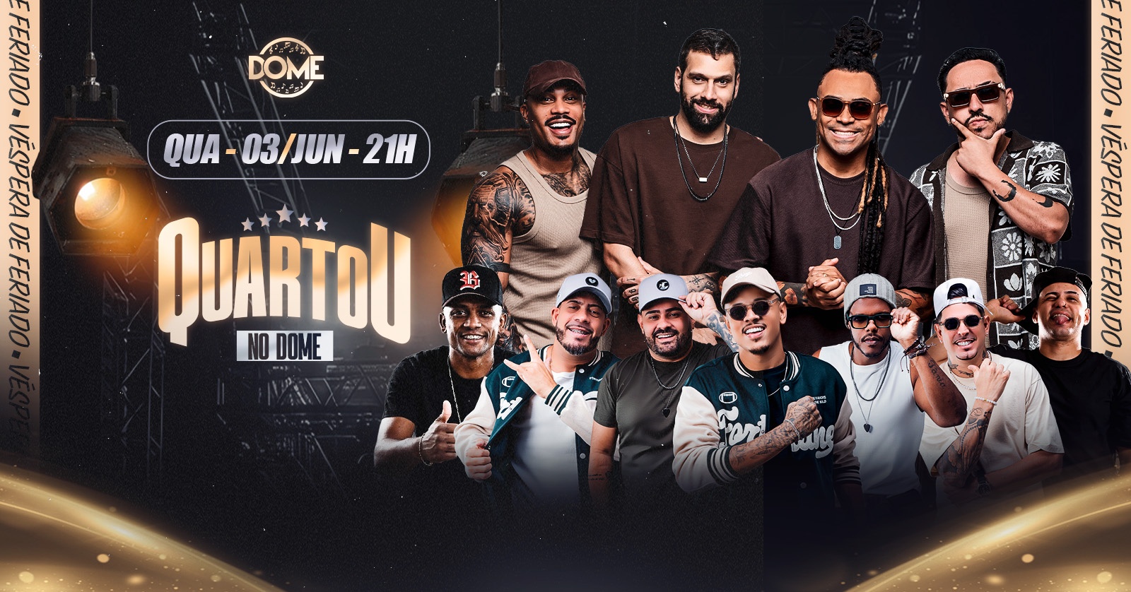 AKATU | QUARTOU NO DOME | VÉSPERA DE FERIADO | 03/06 | 21 HRS - Belo Horizonte, MG