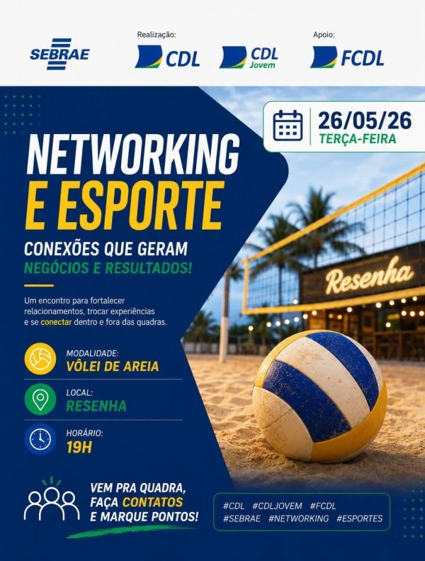 Imagem do evento II Networking & Esportes - CDL Jovem