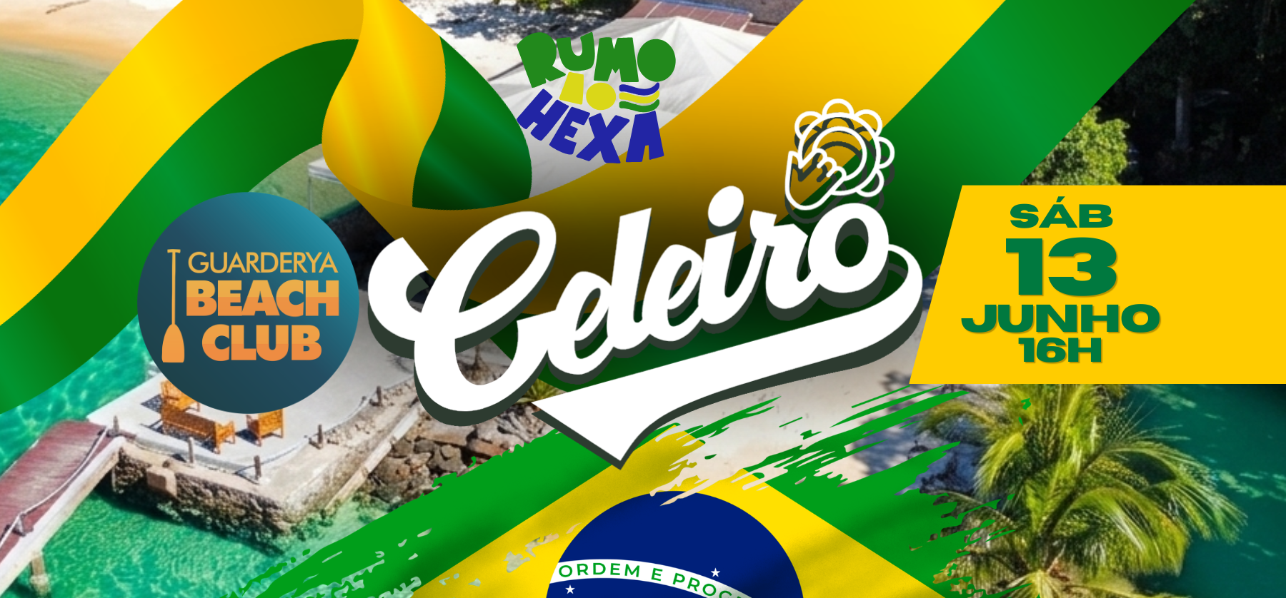 INGRESSOS:  SAMBA NA COPA COM CELEIRO | GUARDERYA BEACH CLUB - NITERÓI RJ - Niterói, RJ