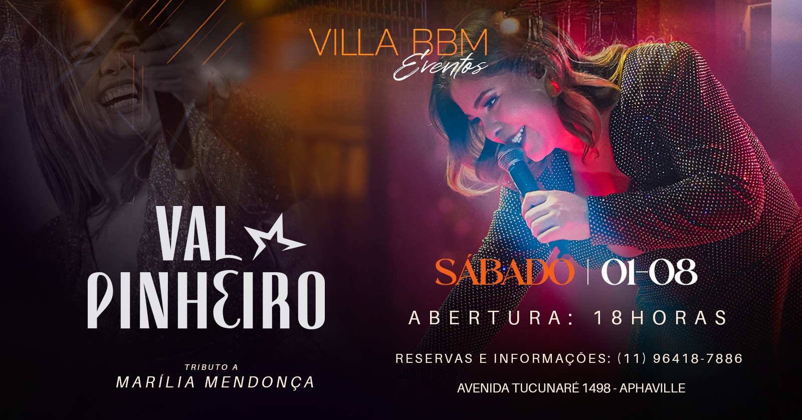 TRIBUTO À MARÍLIA MENDONÇA COM VAL PINHEIRO - Barueri, SP