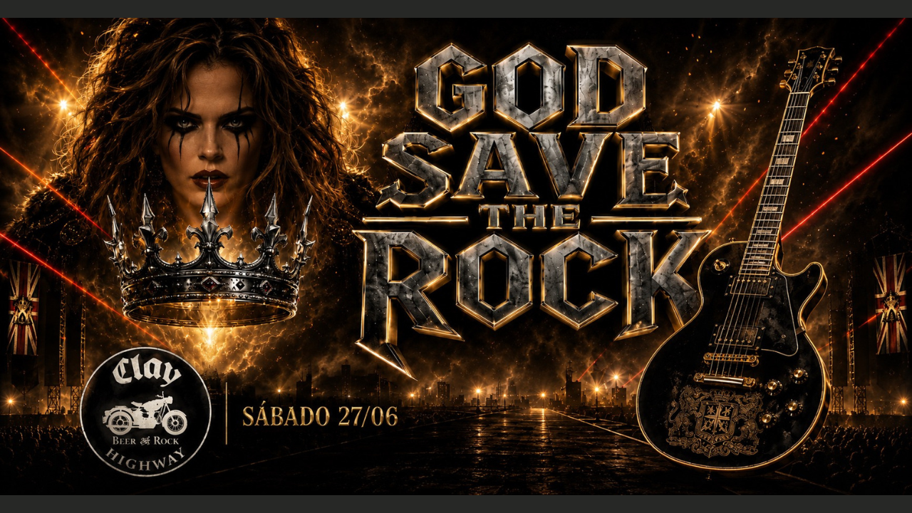 GOD SAVE THE ROCK com QUEEN + KISS cover + Silvermoon