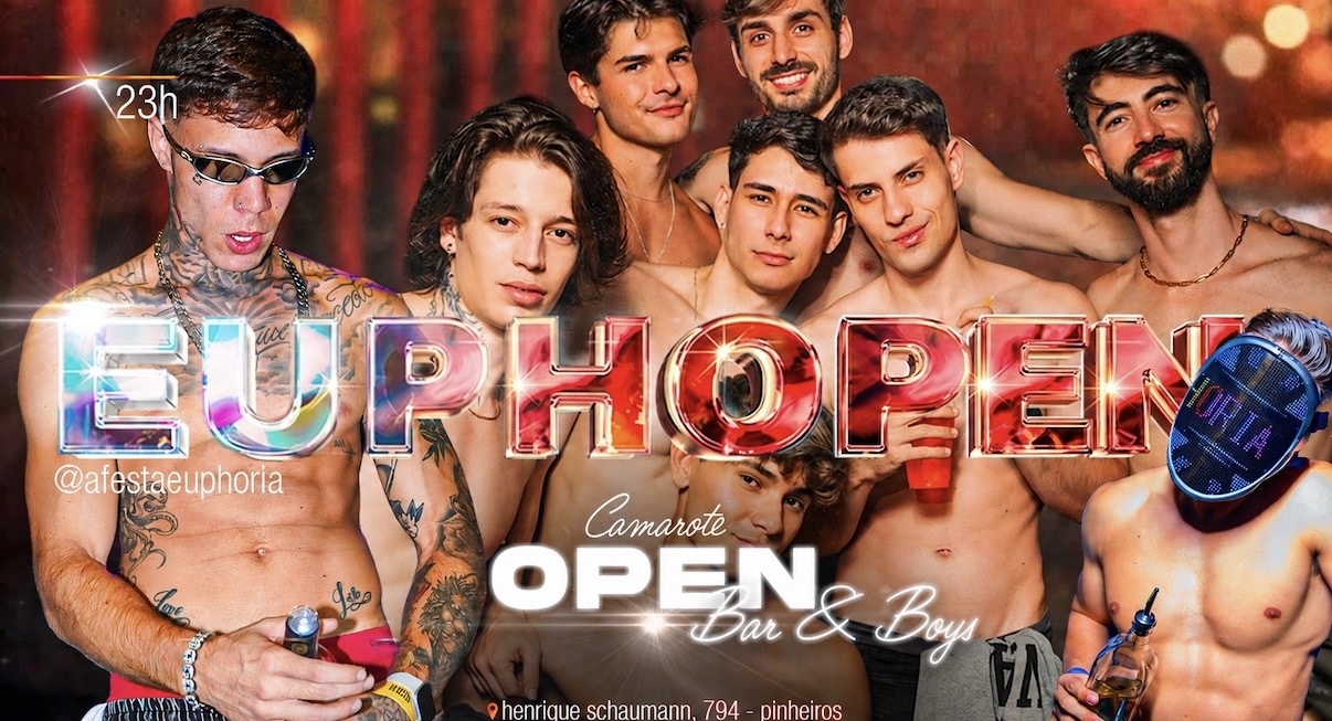 PRIDE WEEK EUPHORIA - Sexta 05.06 - São Paulo, SP