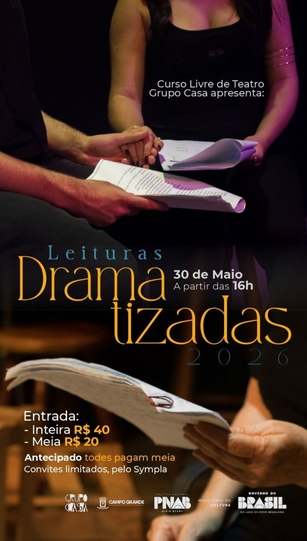 Imagem do evento Leituras dramatizadas