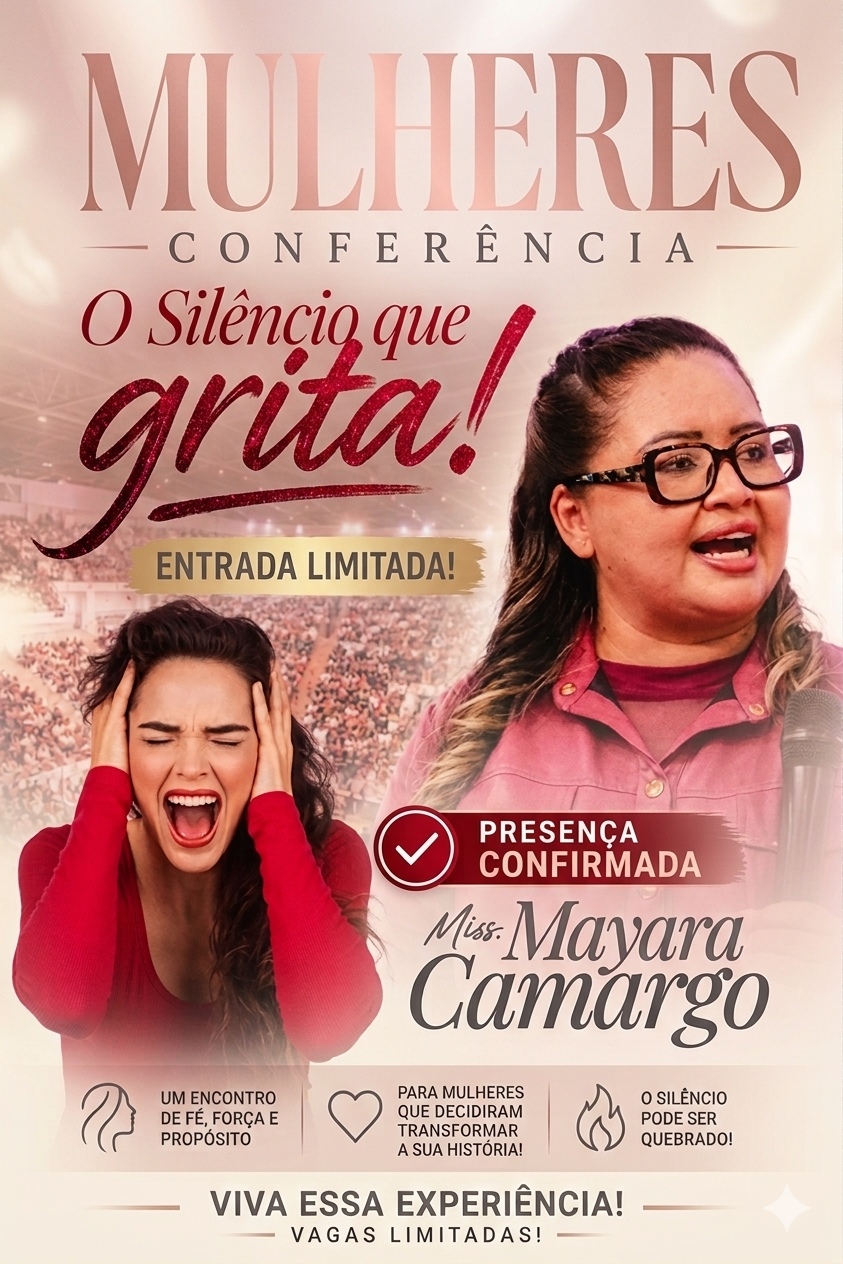 Silêncio que grita! Conferência