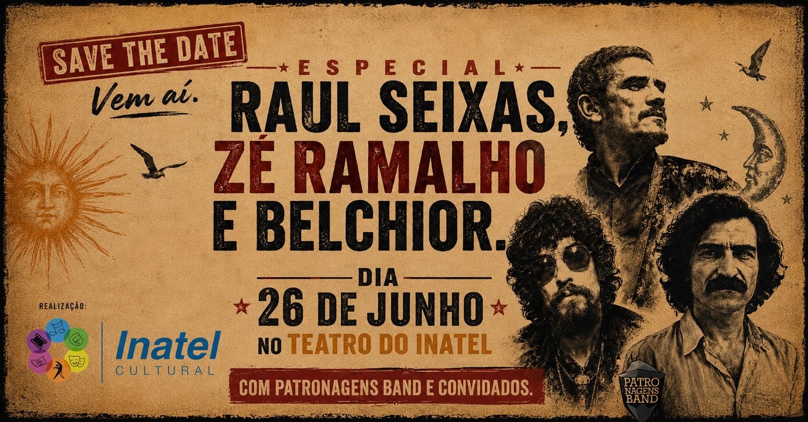 Especial Raul Seixas, Zé Ramalho e Belchior em Santa Rita do Sapucaí