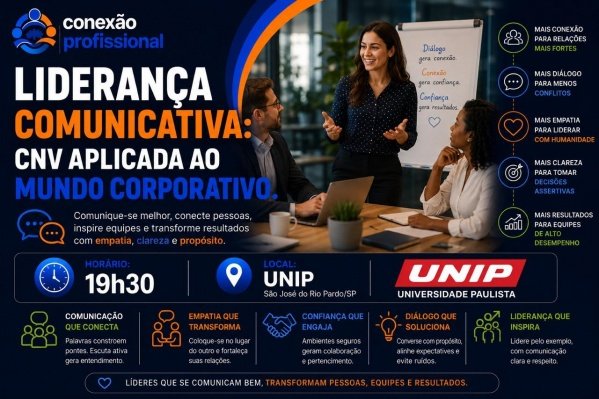 Imagem do evento Liderança Comunicativa: CNV Aplicada ao Mundo Corporativo