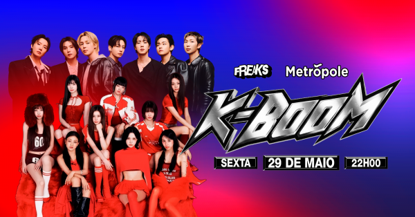 Imagem do evento K-Boom - Sexta, 29/MAI