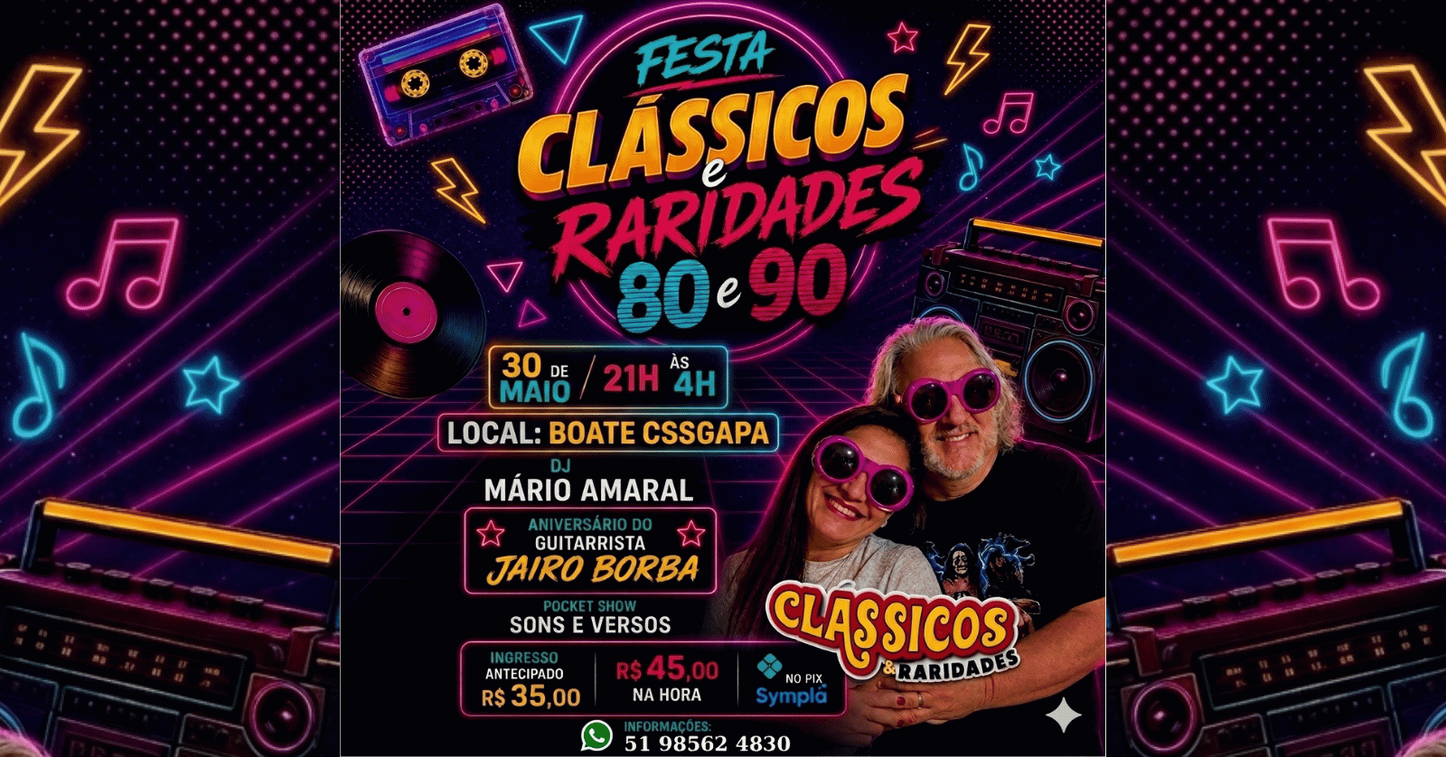 Festa Retrô Clássicos e Raridades no CSSGAPA Canoas - Canoas, RS